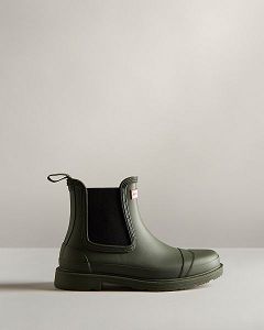 Dark Olive Hunter Commando Women's Chelsea Boots | Ireland-30745